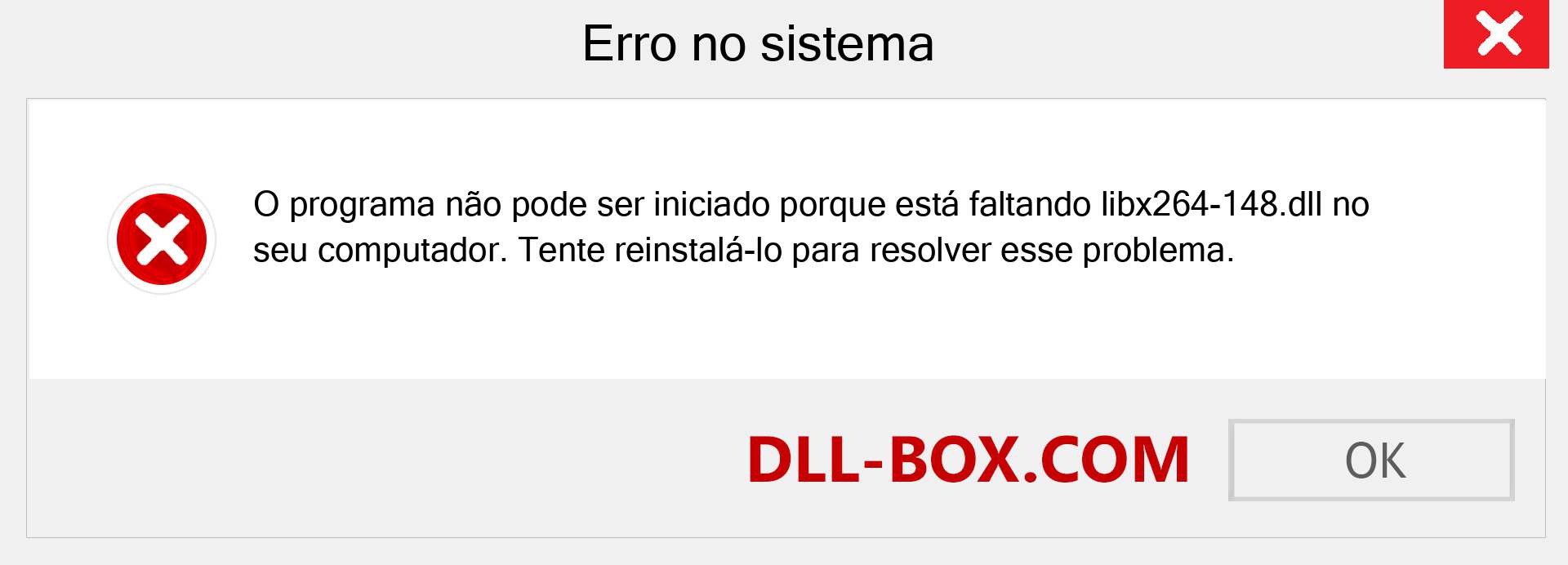 Arquivo libx264-148.dll ausente ?. Download para Windows 7, 8, 10 - Correção de erro ausente libx264-148 dll no Windows, fotos, imagens